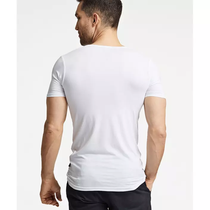 Lindbergh Basic 2-pack T-shirt, Vit, large image number 5