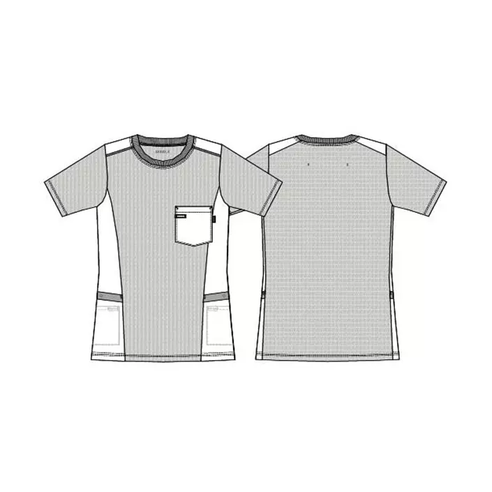 Kentaur dame pique T-shirt, Blå Melange, large image number 2