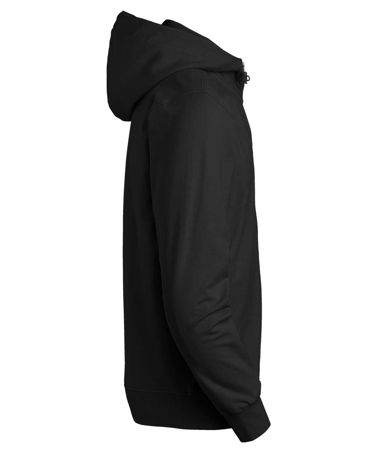 South West Madison hoodie with full zipper, Black