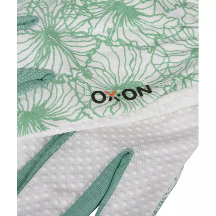 OX-ON Garden Comfort 5303 work gloves, Green/White, Green/White, large image number 5
