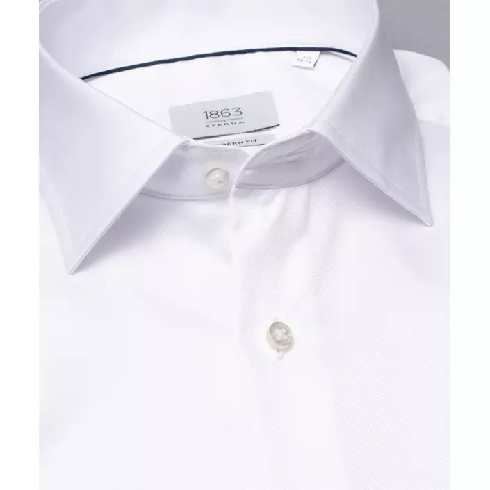 Eterna Uni Modern fit Twill CO2 skjorta, White, large image number 3