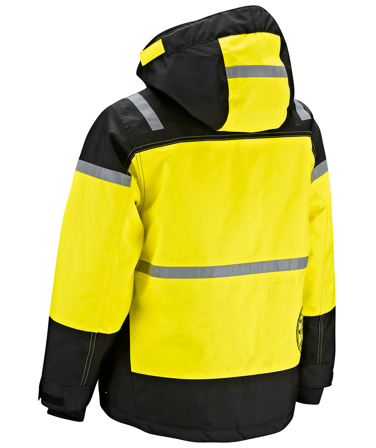 Bl&aring;kl&auml;der vinterjakke til barn, Svart/Gul