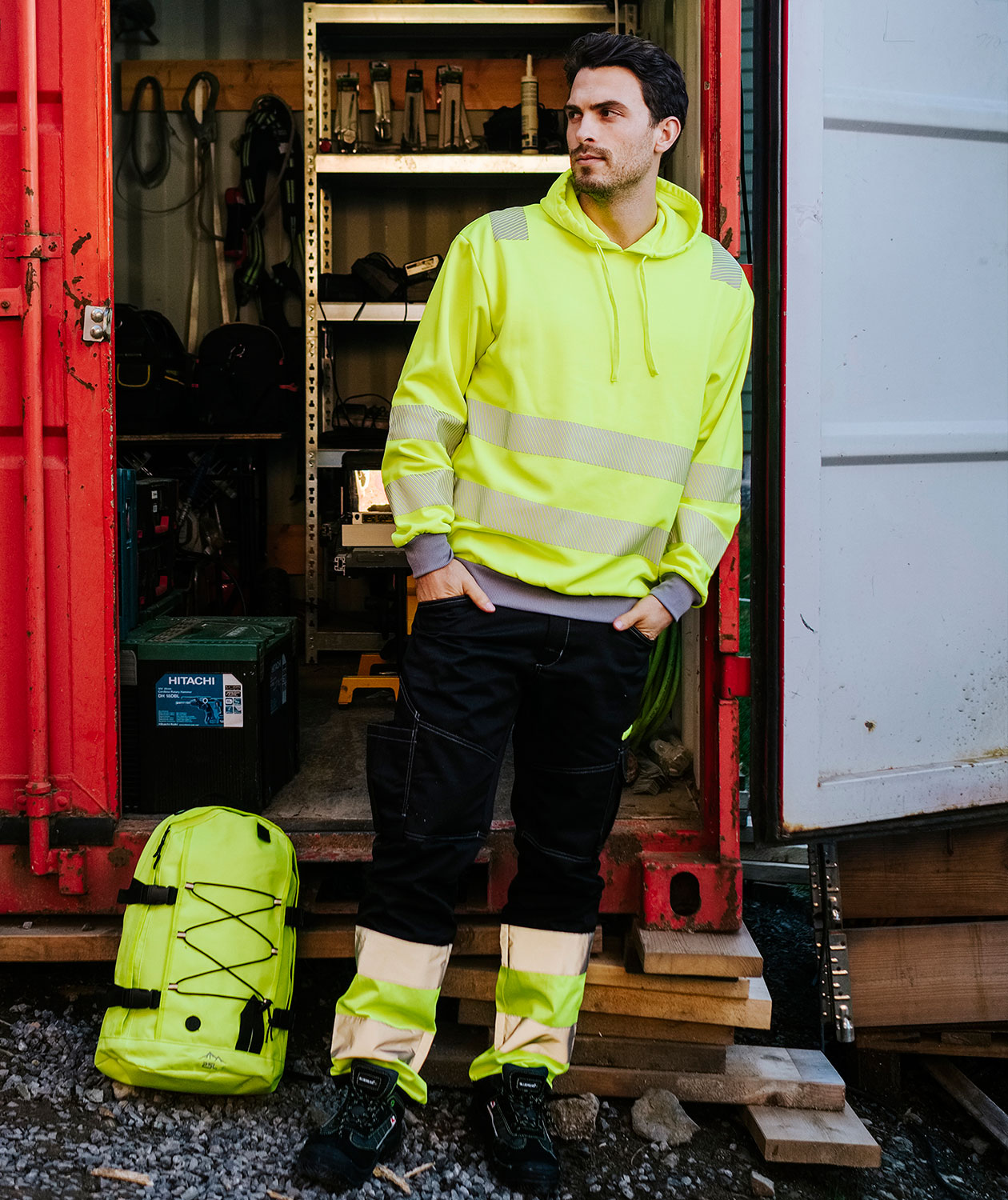 YOU Trelleborg hoodie, Varsel Gul