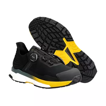 Mascot Customized dame vernesko S3S, Svart/Solgul