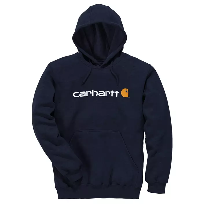 Carhartt Hoodie Signature Logo Midweight, New Navy, large image number 0