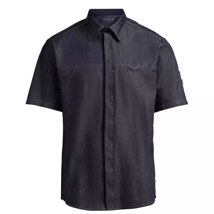 Kentaur modern fit kortärmad skjorta, Dark Ocean, large image number 0
