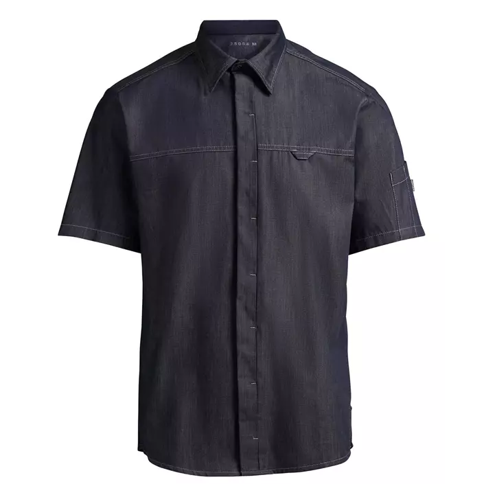 Kentaur modern fit kortermet skjorte, Dark Ocean, large image number 0