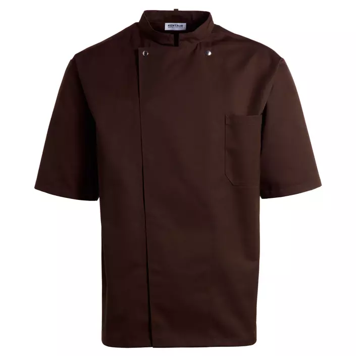 Kentaur short-sleeved  chefs jacket, Mocca, large image number 0