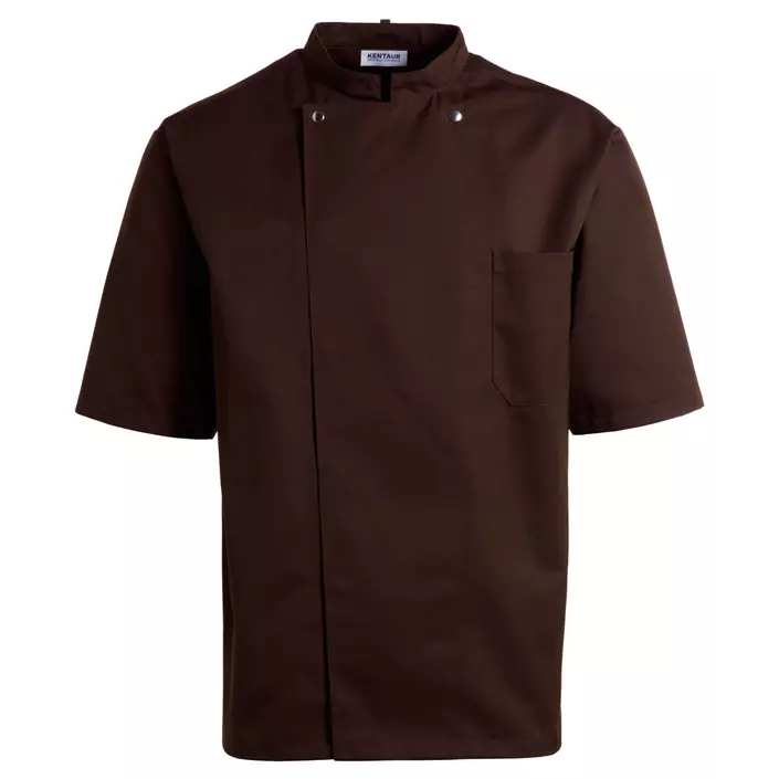 Kentaur short-sleeved  chefs jacket, Mocca, large image number 0