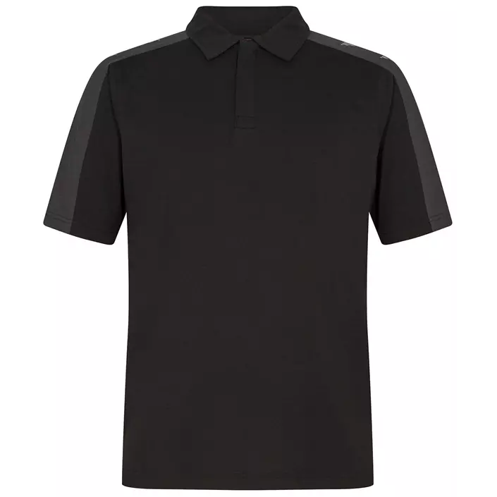 Engel Galaxy polo shirt, Black/Anthracite, large image number 0