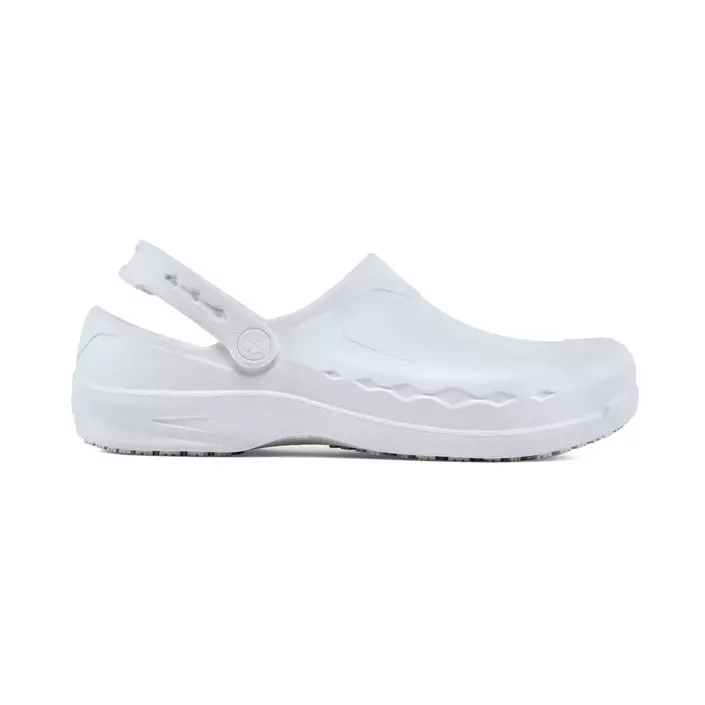 Shoes For Crews Zinc clogs with heel strap OB, White, large image number 0