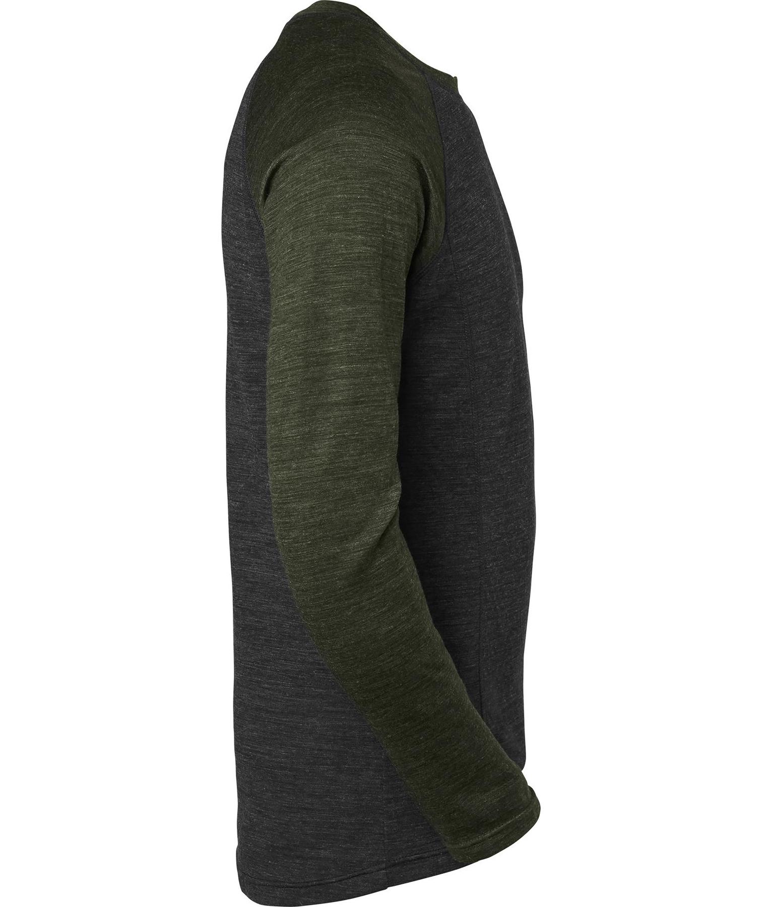 Matterhorn Haley sweater with merino wool, Black/Green, large image number 2