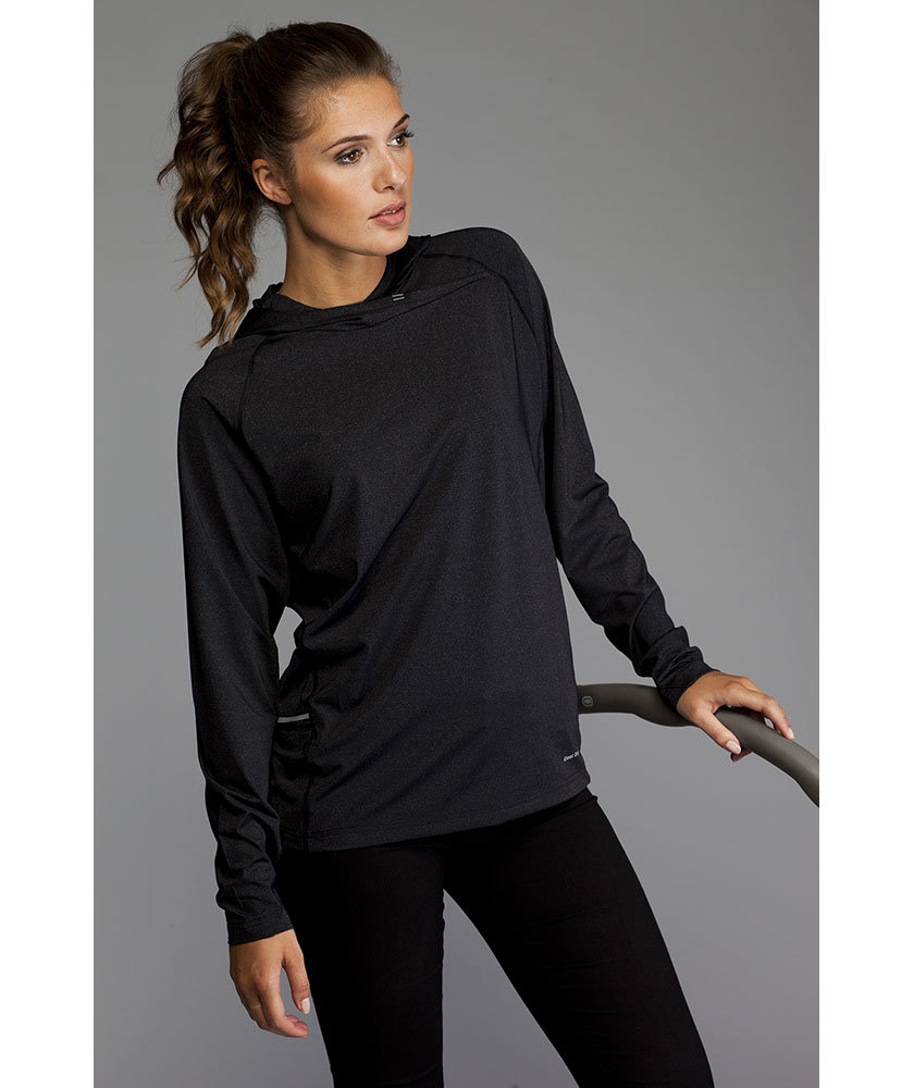 Pitch Stone hoodie, Black melange, large image number 3