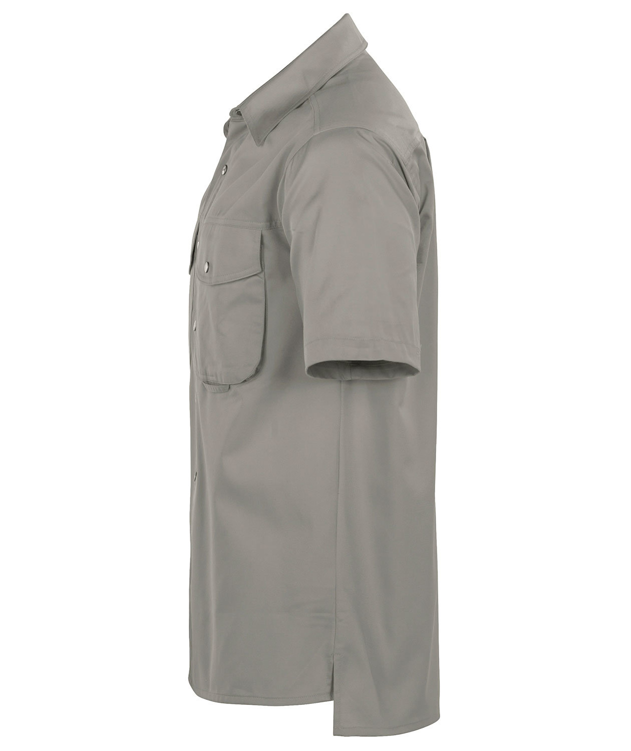 ProJob kort&auml;rmad serviceskjorta 4201, Grafitgr&aring;