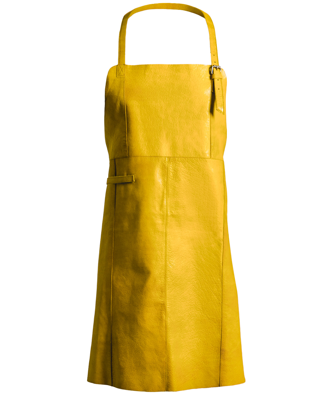 MUUD East leather welding apron, Yellow