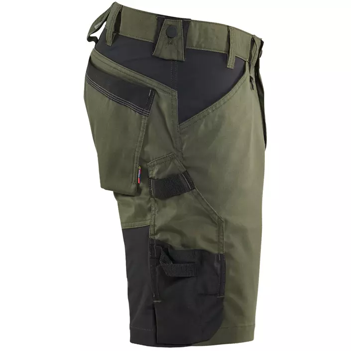 Blåkläder arbetsshorts, Skog grön/svart, large image number 2