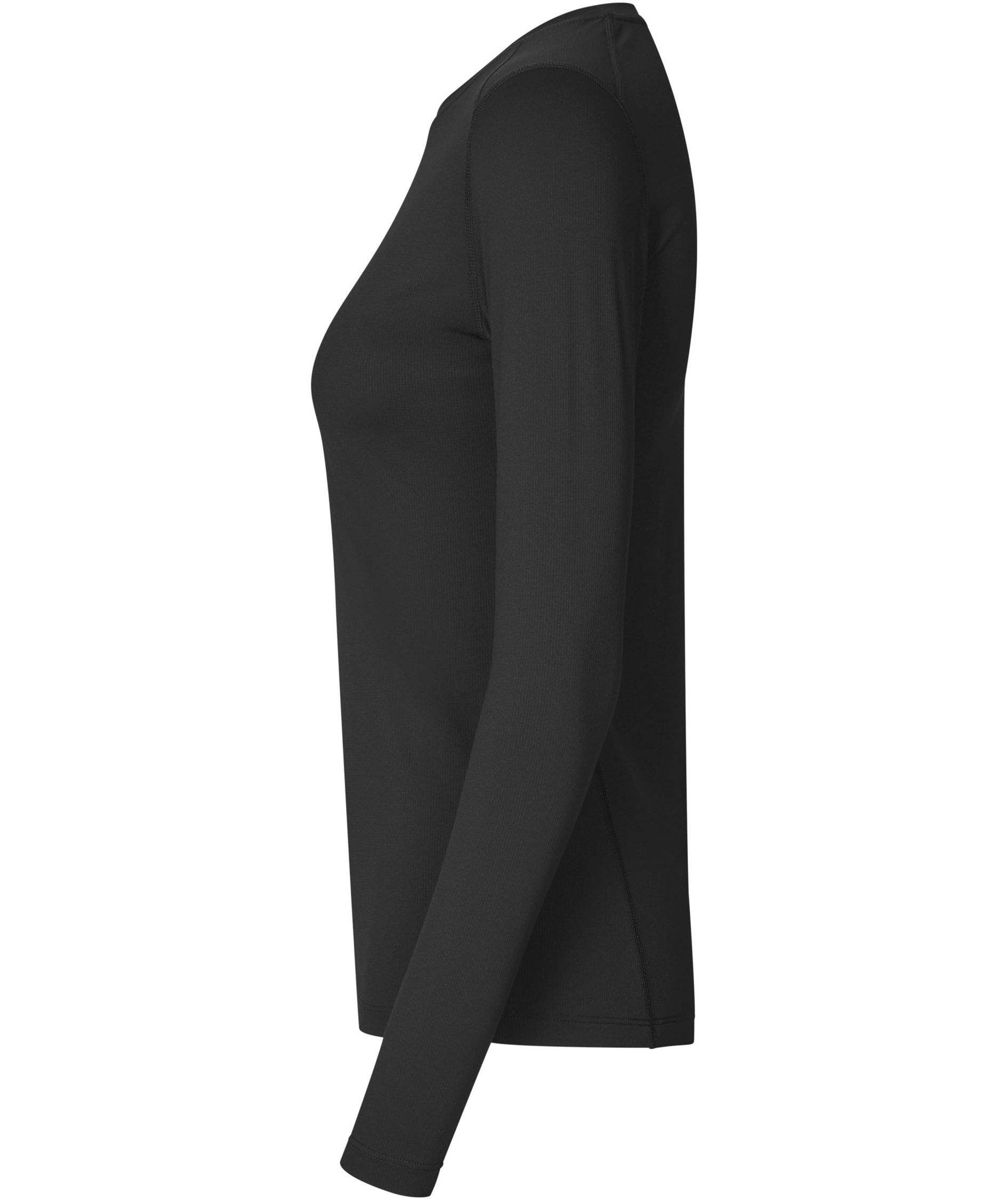 GEYSER&nbsp;Active lang&aelig;rmet dame T-shirt, Sort, large image number 3