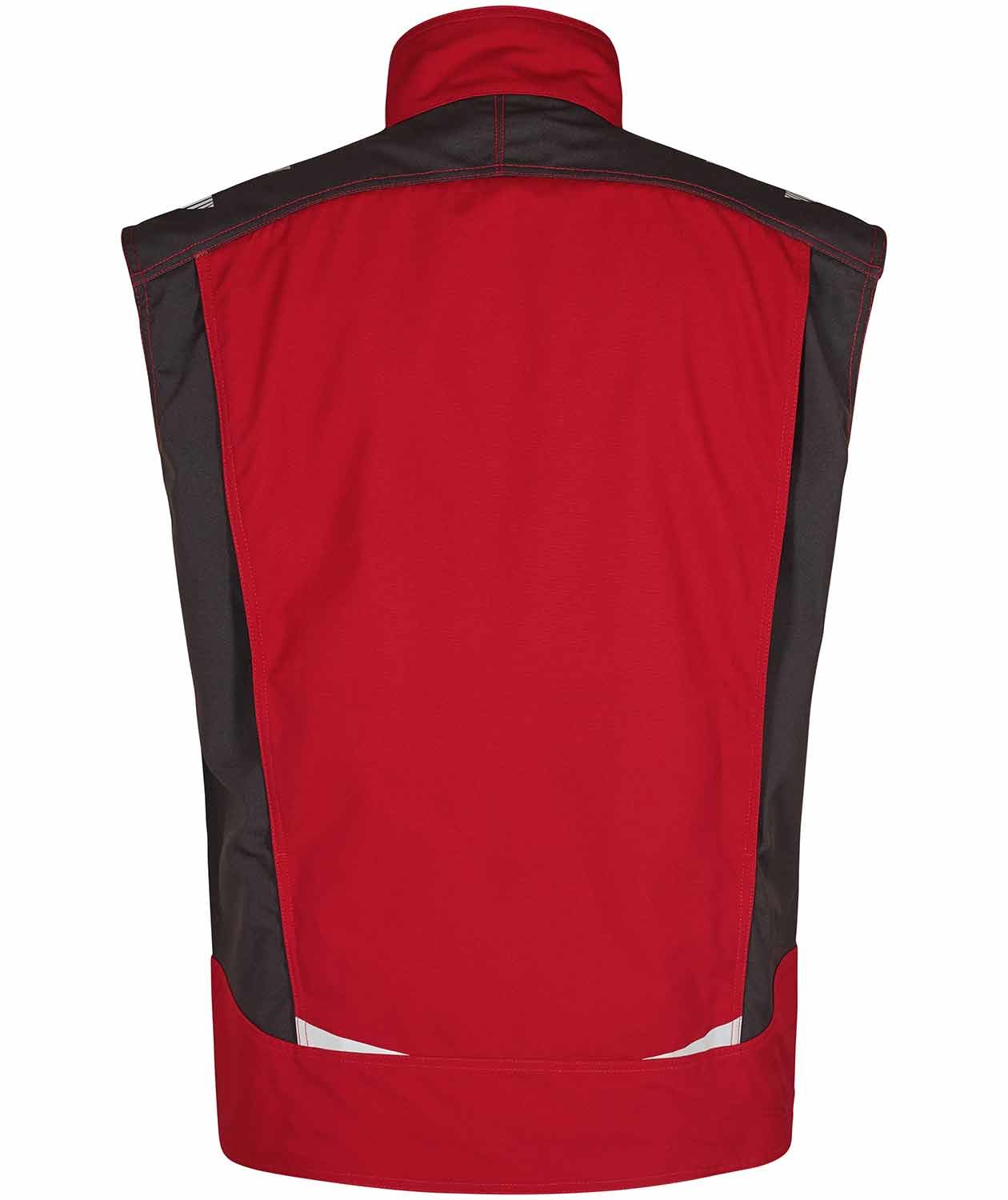 Engel Galaxy work vest, Tomato Red/Antracite Grey