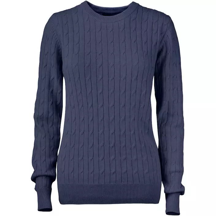 Cutter & Buck dame strikk pullover, Navy melange, large image number 0