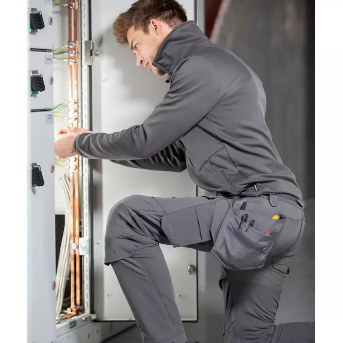 Mascot Customized fleecejakke, Stengrå, large image number 1