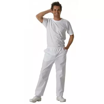 Kentaur  trousers with elastic/jogging pants, White