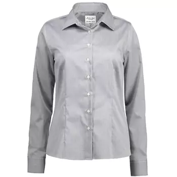 Seven Seas moderne fit Fine Twill women's shirt, Silver Grey