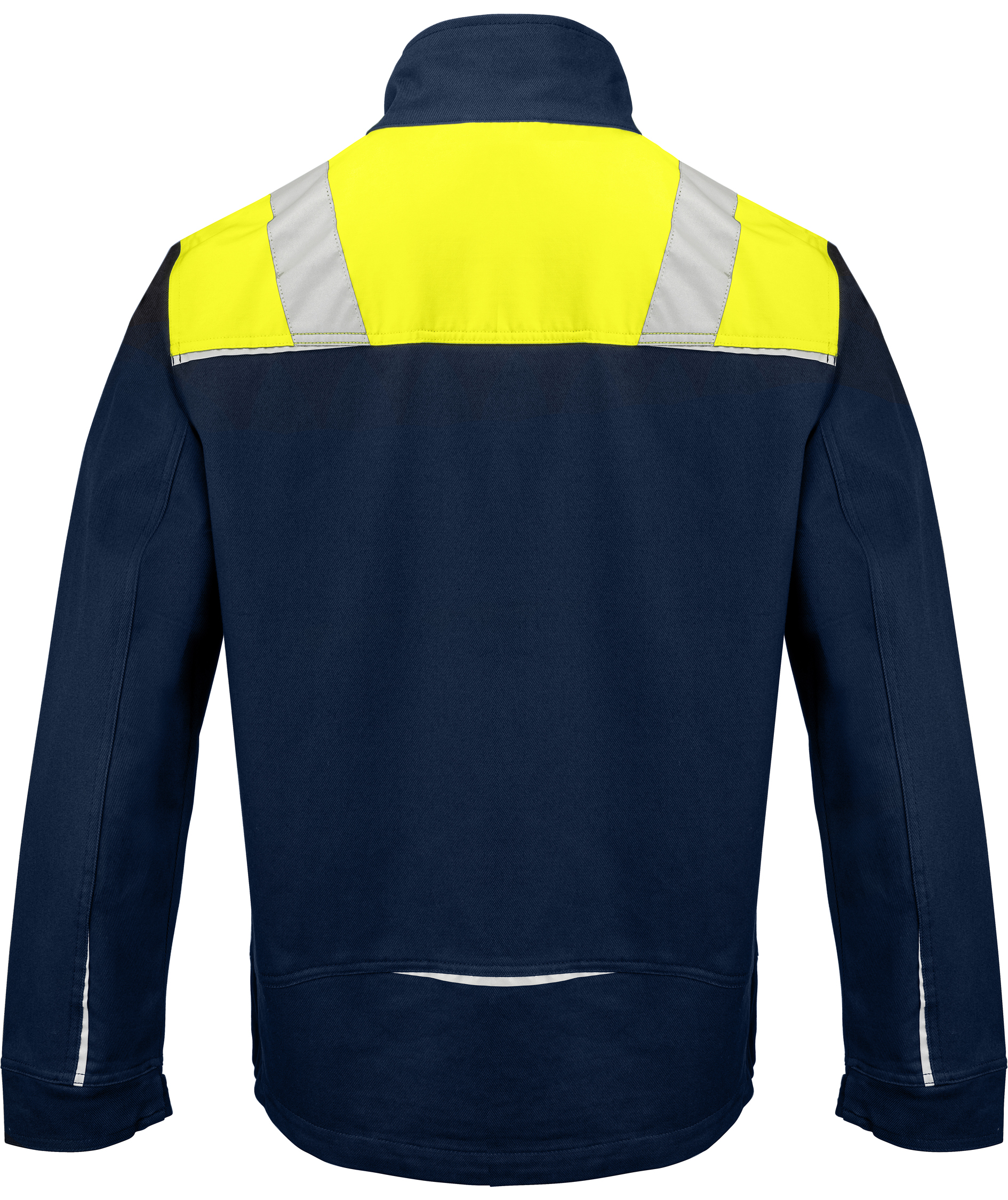 ProJob work jacket 5437 cotton, Navy/Yellow, large image number 1
