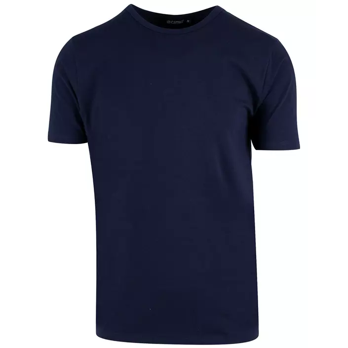 Camus Split T-shirt, Marinblå, large image number 0
