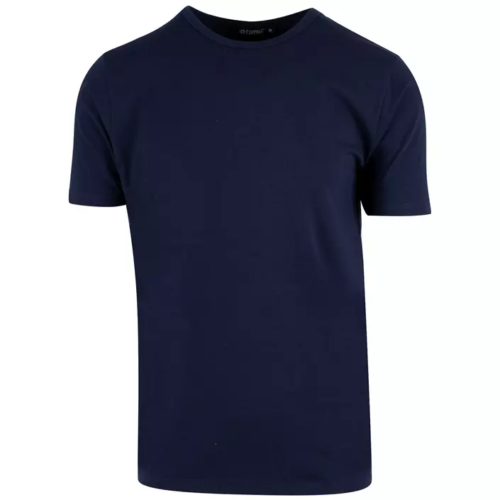 Camus Split T-shirt, Marinblå, large image number 0