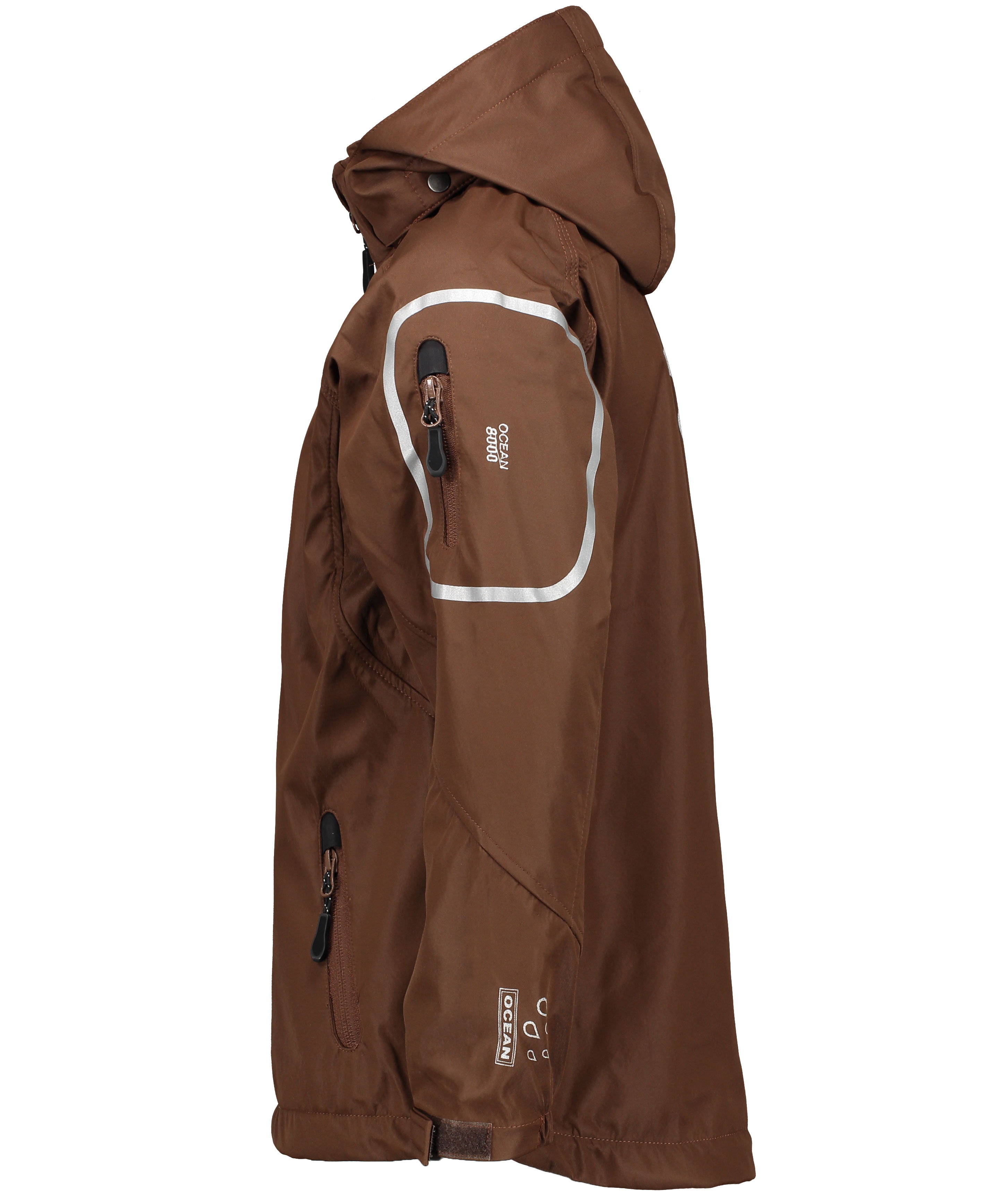 Ocean Tech softshell jacket for kids, Brown, large image number 2