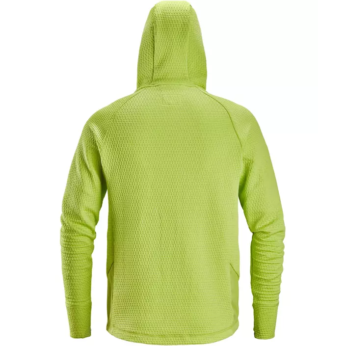 Snickers FlexiWork hoodie med dragkedja 8405, Lime, large image number 2
