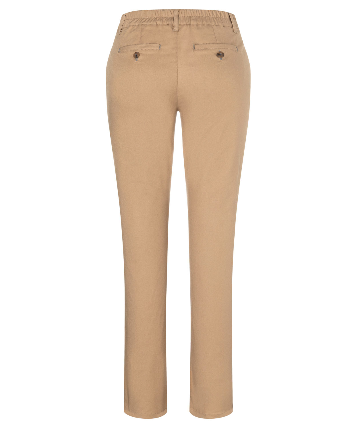 Karlowsky dame chino bukser med stretch, Sahara, large image number 2