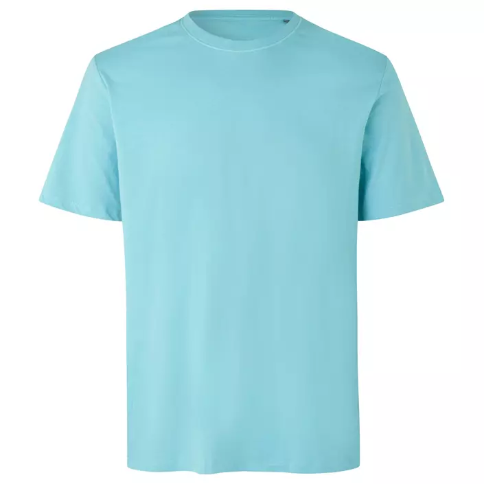 ID økologisk T-skjorte, Støvete Aqua, large image number 0