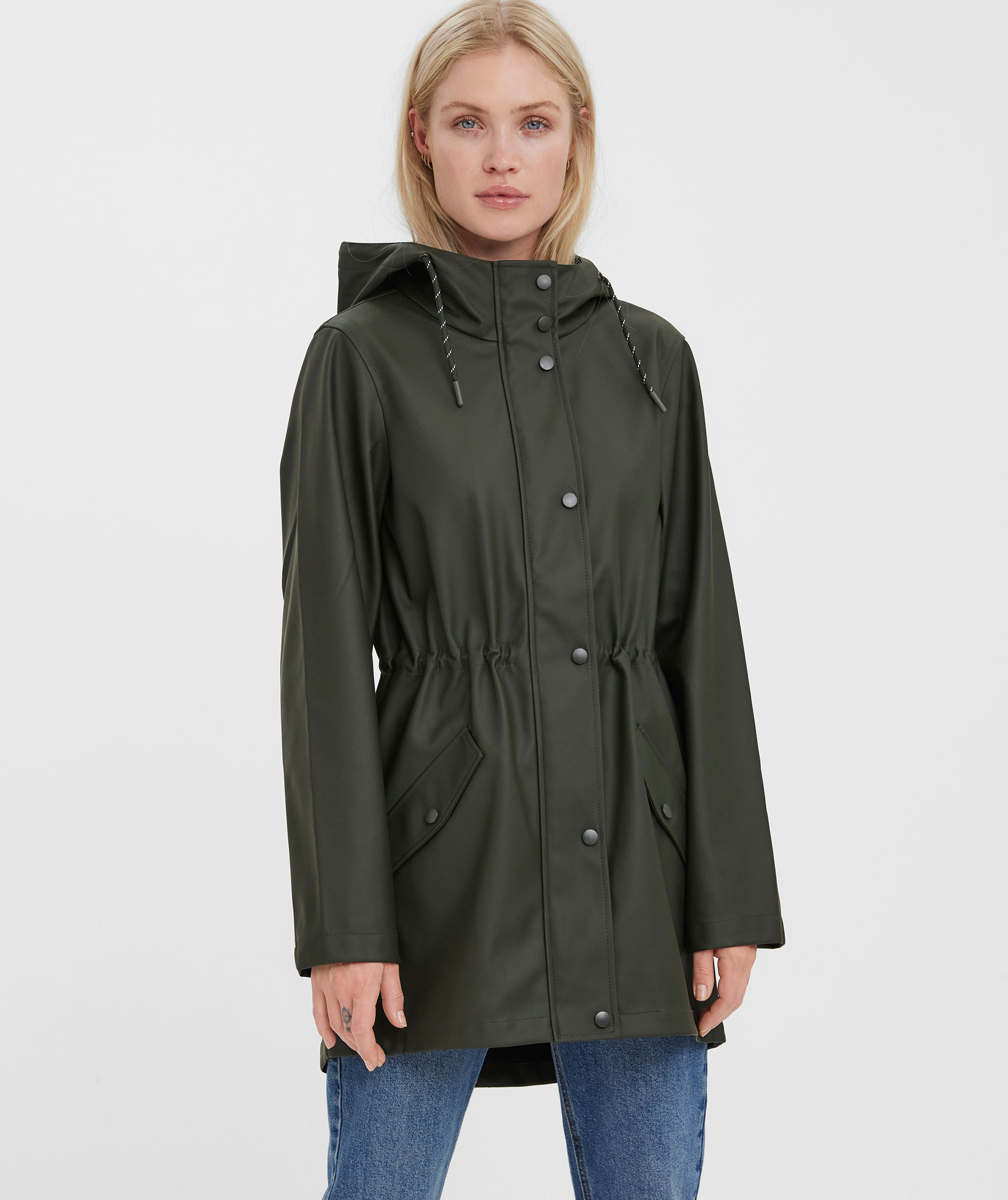 Vero Moda VMMALOU regnjakke, Peat