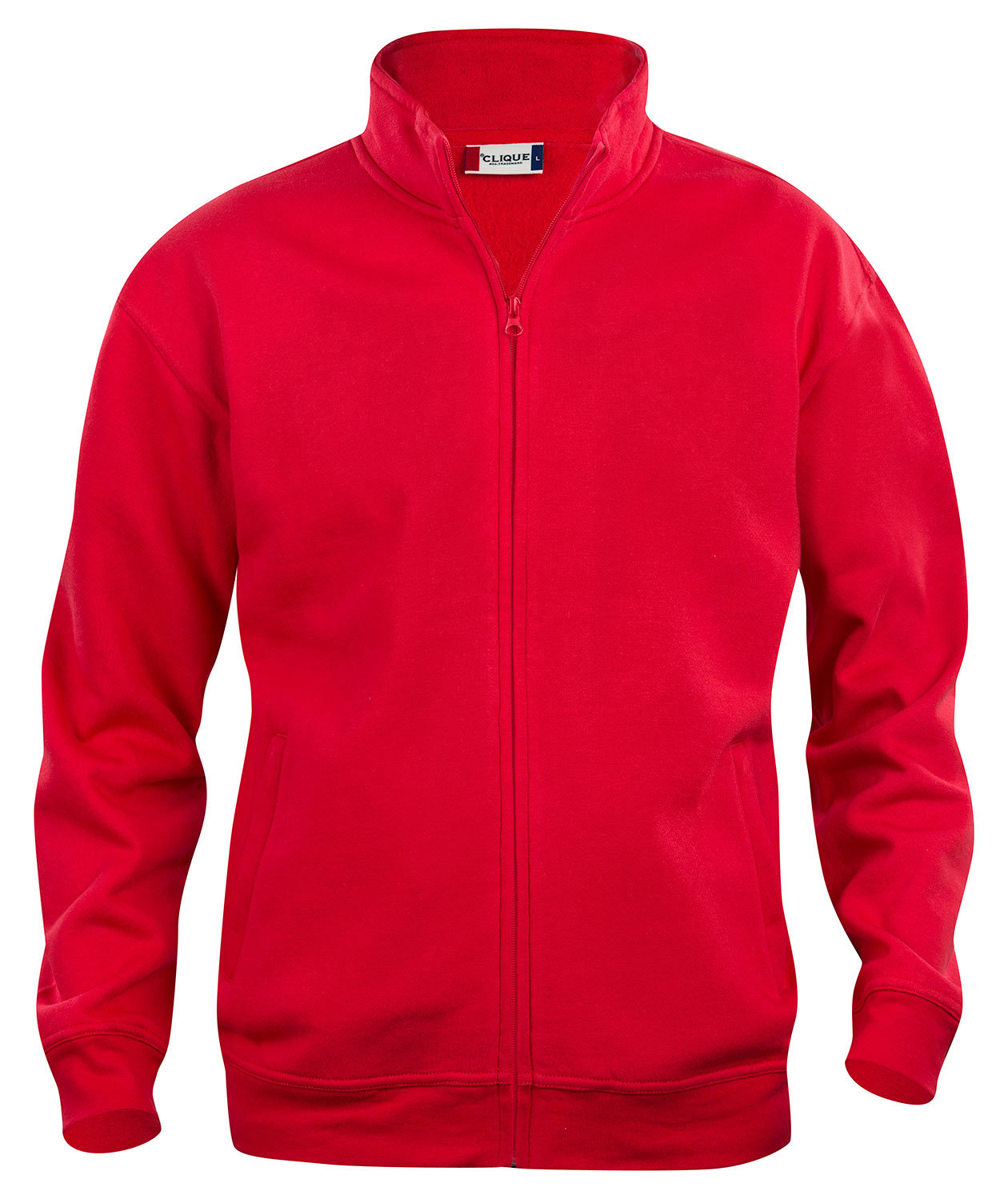 Clique Basic Cardigan childrens sweatshirt, Red