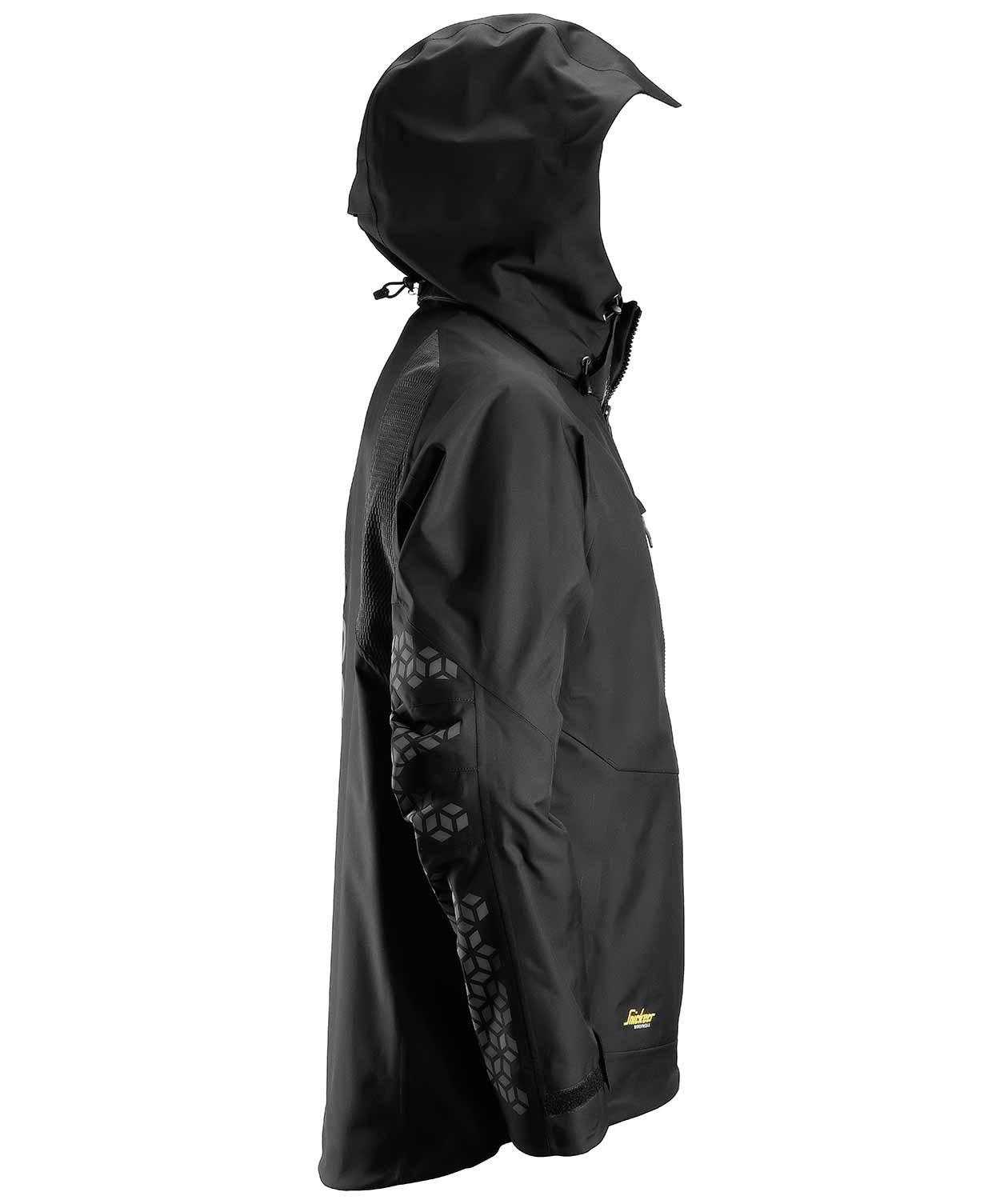 Snickers FlexWork Gore-Tex&reg; shell jacket 1980 full stretch, Black, large image number 4