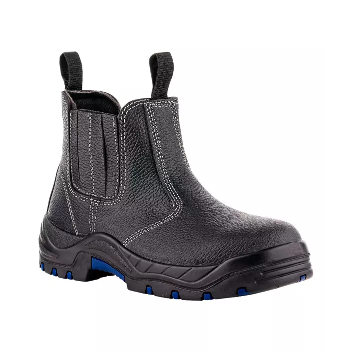 Ny mening rytme spiralformet Køb VM Footwear Quito sikkerhedsstøvletter S1, Sort/Blå hos  Billig-arbejdstøj.dk