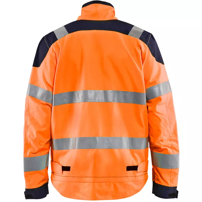 Blåkläder Multinorm arbeidsjakke, Hi-vis Oransje/Marineblå, large image number 1
