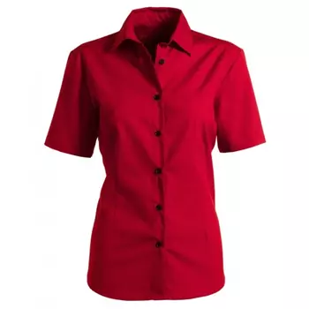 Kentaur modern fit kortermet service dameskjorte, Rød