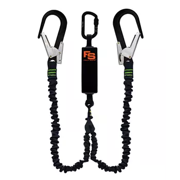 OS FallSafe 505-TB Lanyard with energy absorber 2m, Black