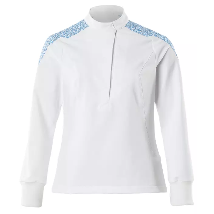 Mascot Food & Care HACCP-approved women's smock, White/Azureblue, large image number 0