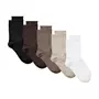 Vero Moda VMKIRA 5er-Pack Strümpfe, Oatmeal/Black, Oatmeal/Black Vero Moda VMKIRA 5er-Pack Strümpfe, Oatmeal/Black