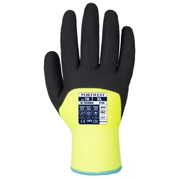 Portwest A146 winter work gloves, Yellow/Black