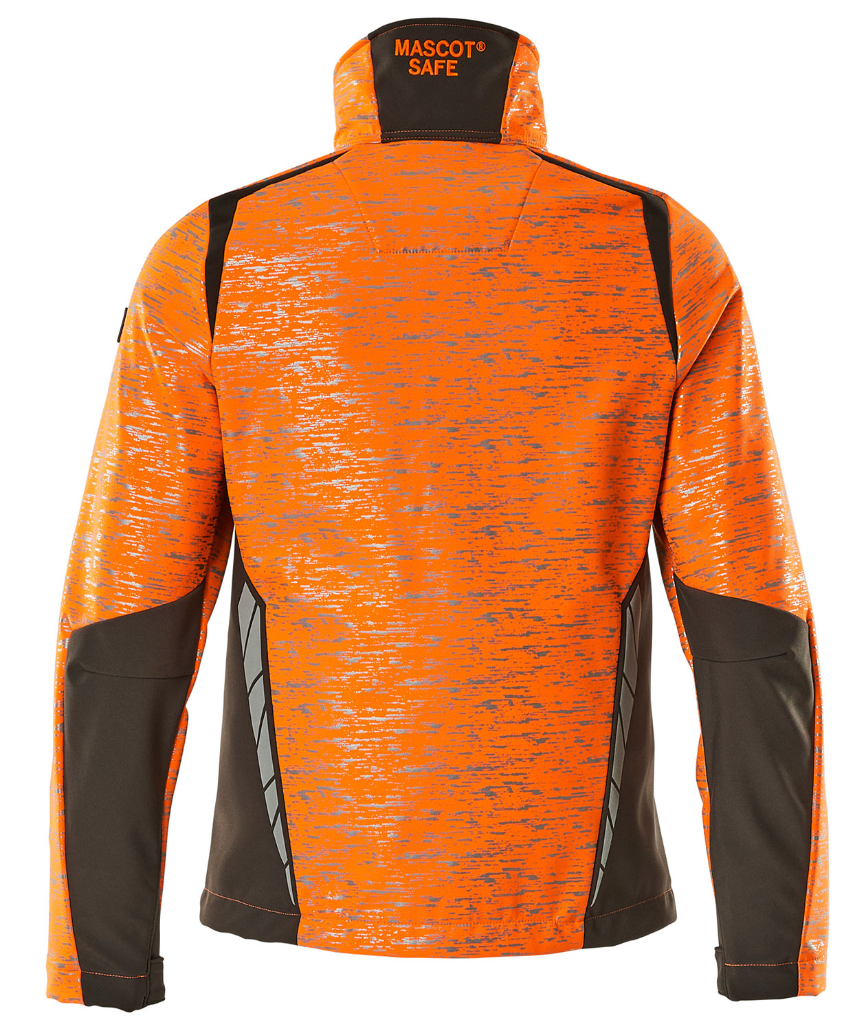Mascot Accelerate Safe women's softshell jacket, Hi-vis Orange/Dark anthracite, large image number 1
