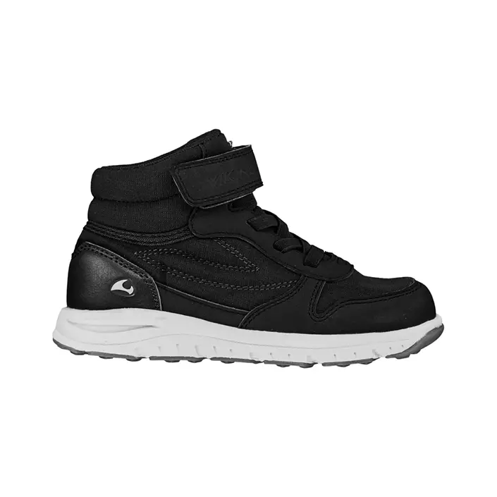 Viking Hovet Mid WP sneakers for kids, Black/Grey, large image number 0