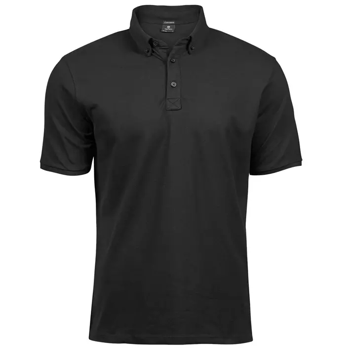 Tee Jays Fashion Luxury stretch polo T-shirt, Sort, large image number 0