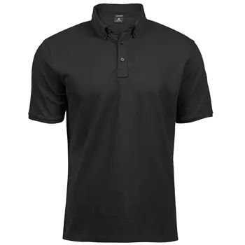 Tee Jays Fashion Luxury stretch polo shirt, Black