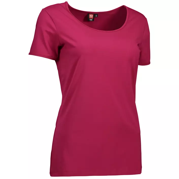 ID Stretch dame T-shirt, Cerise, large image number 1
