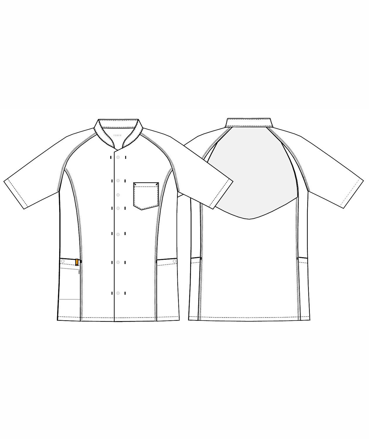 Kentaur short-sleeved  shirt, Marine Blue, large image number 2