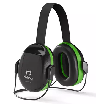 Hellberg Secure 1 hørselvern med nakkebøyle, Svart/Grønn